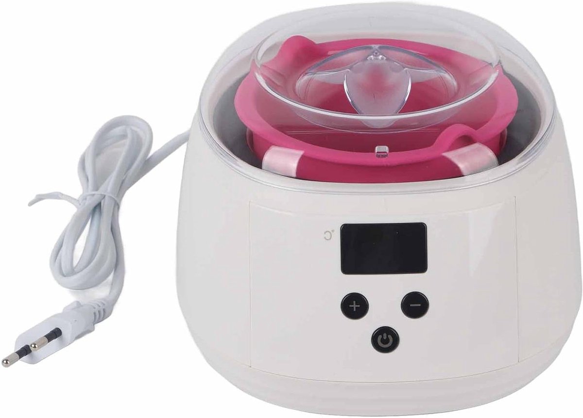Waxverwarmer - Ontharingsapparaat Hars - Huidverzorging Thuis - Digitale Temperatuurweergave - 500 ml - Wit