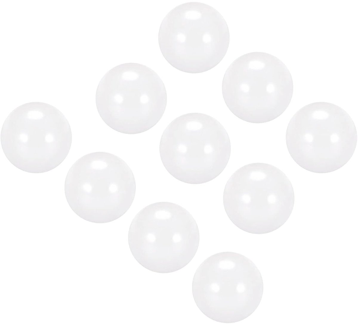 2,5 mm keramische ballen voor lagers x 10 stuks ZRO2 zirkoniumoxide voor ventielkogels en lagers, [G5-nauwkeurigheid]
