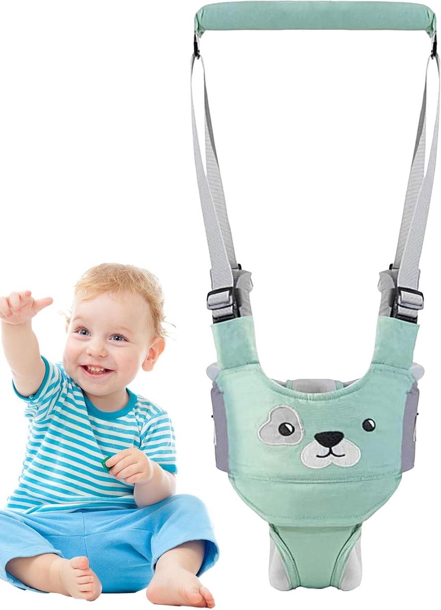 Wandelharnas Baby - Loophulp Kinderen - Leren Lopen - Verstelbare Pasvorm - 6-36 Maanden - Meerkleurig
