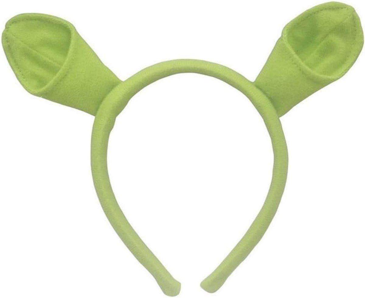 Groene Hoofdband Set met Oger Oren voor Volwassenen - Perfect voor Verkleedpartijen, Cosplay en Feestjes
