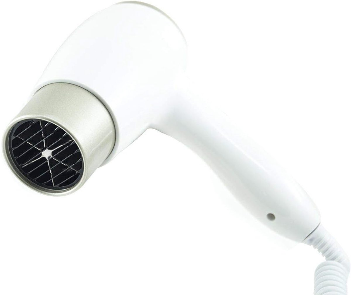 Föhn 1300 W - Wit - Compact formaat - Ideaal voor hotel en badkamer - ShopVlot