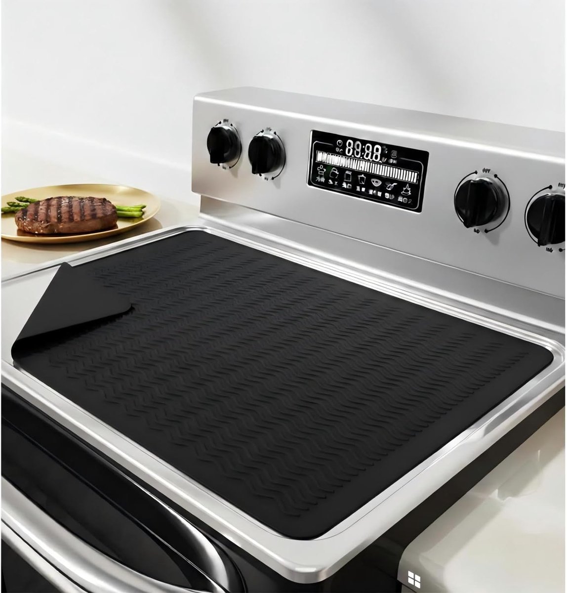 Cooktop Cover, Hob Cover, Induction Hob Cover, Ceramic Hob Cover, Waterproof Hob Protection, 71 cm x 51 cm, for - ShopVlot