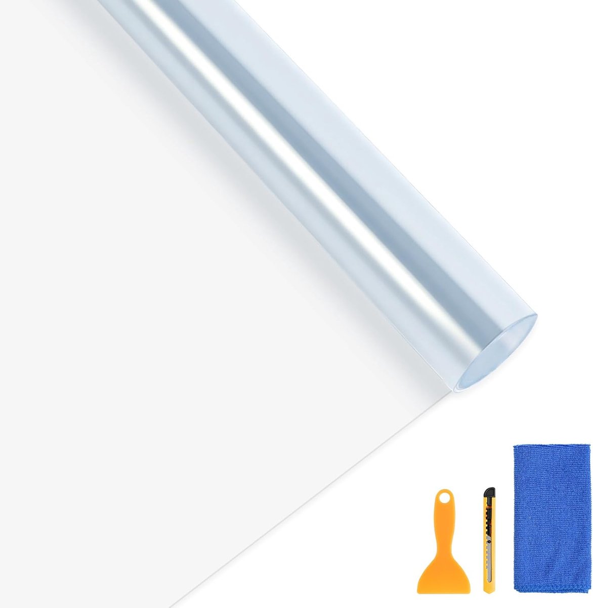 SnelShoppen - Transparante Zelfklevende Verf Beschermfolie 30 cm x 1.52 m voor Auto, Motor en Fiets - Anti-Kras en Anti-Steenslag Bescherming met Schr