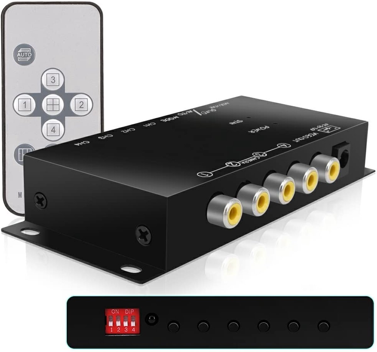 Omgoods - Mini Video Multiplexer voor CCTV Beveiliging
