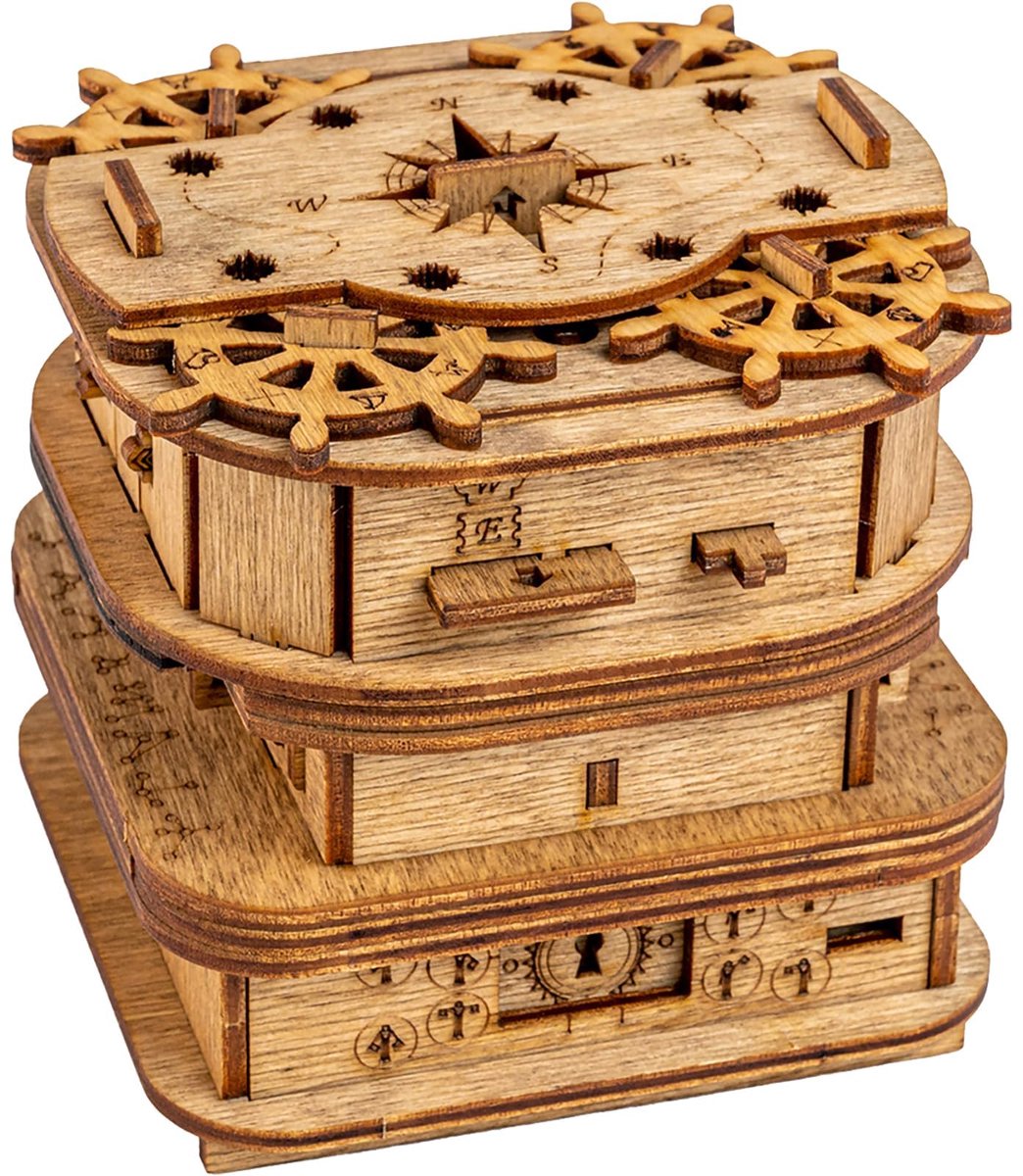 Omgoods- Escape Roomspel - Vernuftige 3D Houten Puzzel - Unieke Puzzelspellen - Escape Box Spel - Raadsel Box - Mechanische Geschenkdoos - Puzzelspel