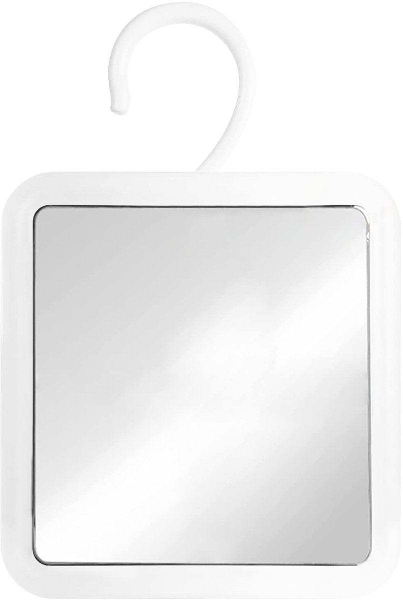 Omgoods - Anti-fog Douchemirror met 360° Haak 16 x 16 cm