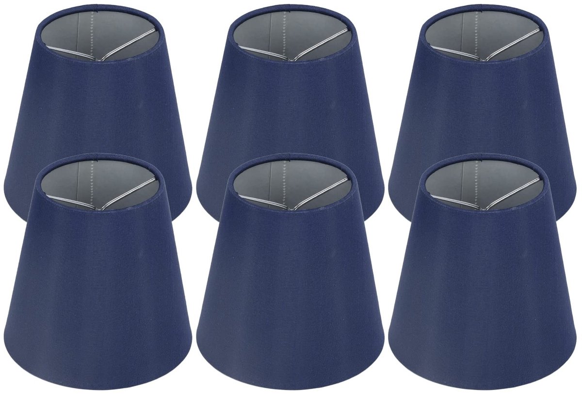 Omgoods - Set van 6 Cilindrische Lampenkappen voor Tafellampen