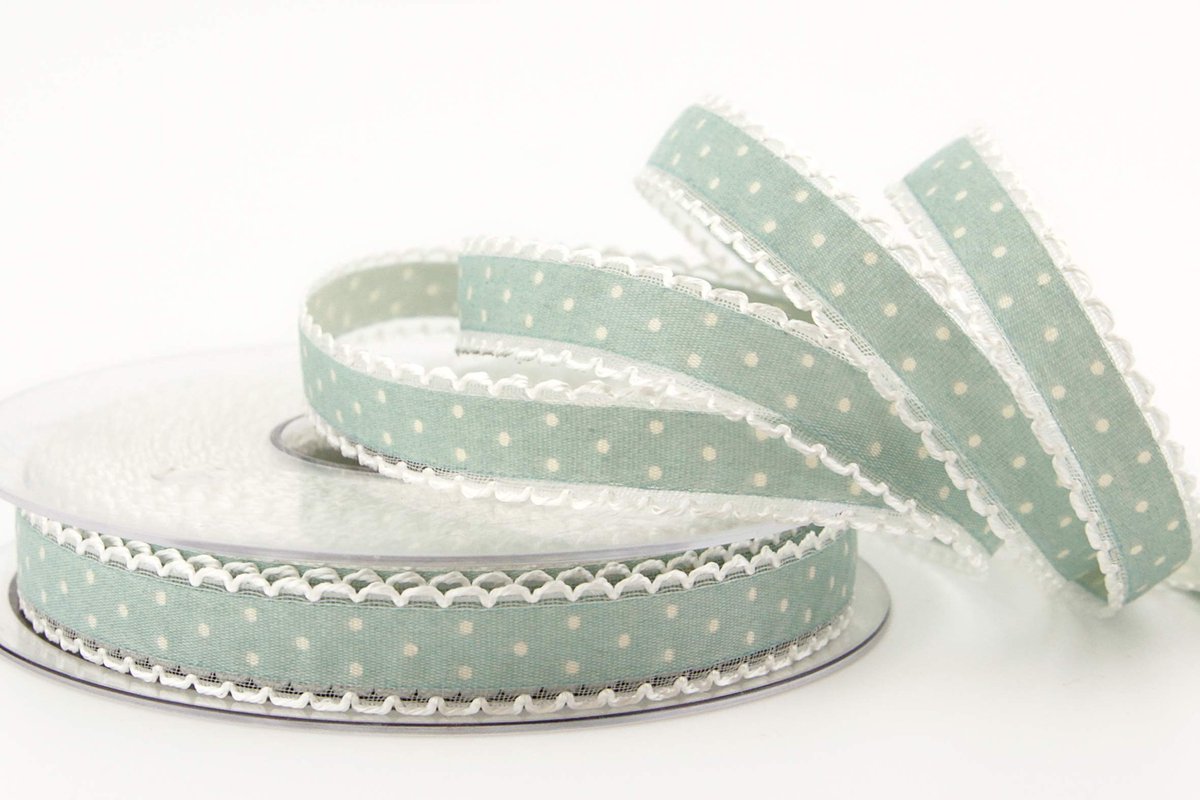 Omgoods - Decoratieve Dotted Band met Kant voor Creatieve Projecten