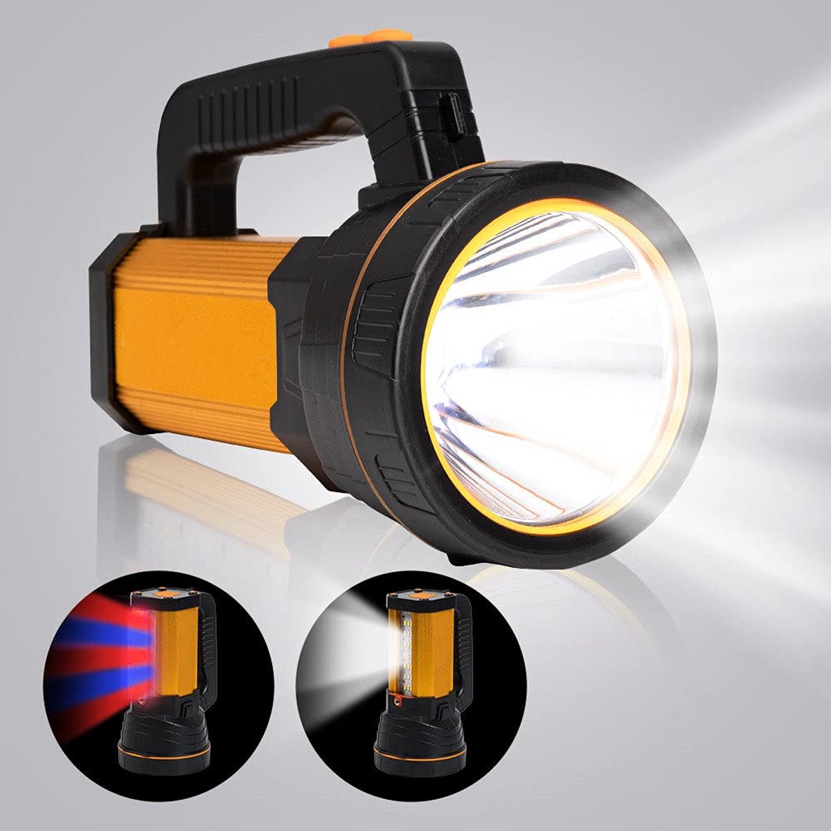 Omgoods - Superheldere Oplaadbare LED Zaklamp en Lantaarn - Voor Thuis en Kamperen