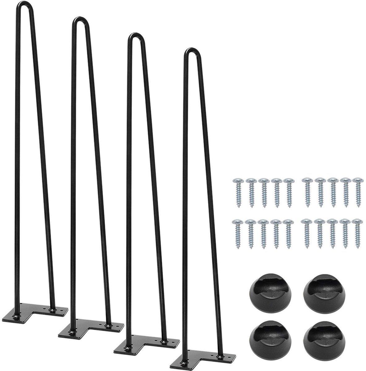 Omgoods - Set van 4 Stabiele Haarspeldtafelpoten 70 cm