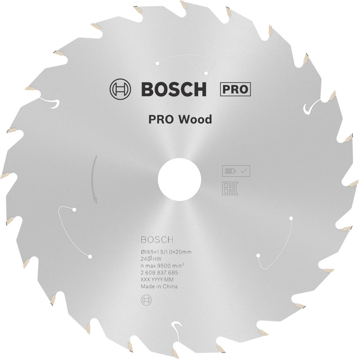 Omgoods - Professionele Cirkelzaagblad voor Hout, Ø 165 mm