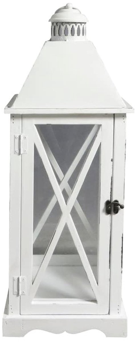 Omgoods - Houten Lantaarn Arles M 24x65 cm voor Tuin Decoratie