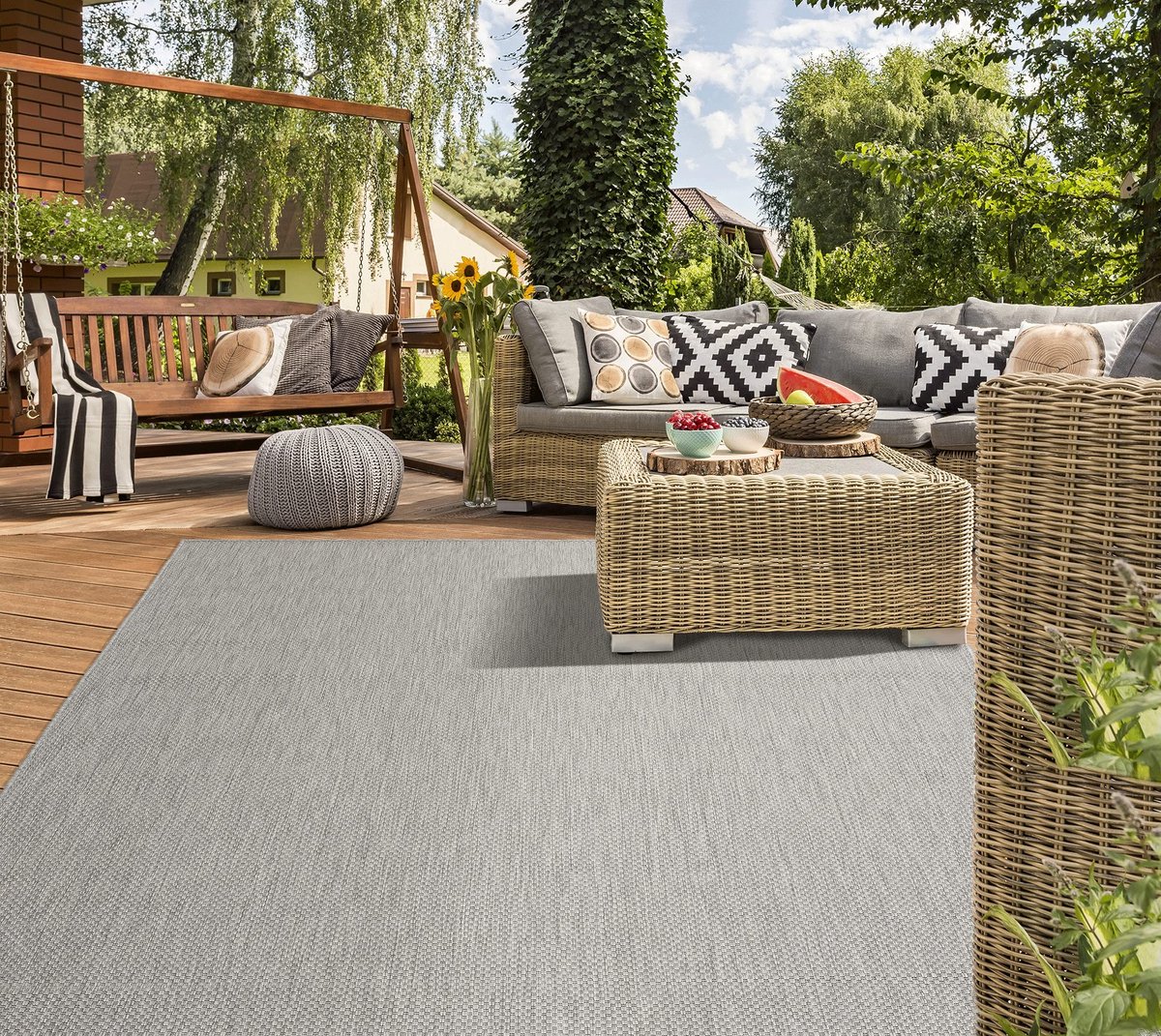 Omgoods - UV- en Weerbestendig Vloerkleed voor Binnen en Buiten - 160x220 cm