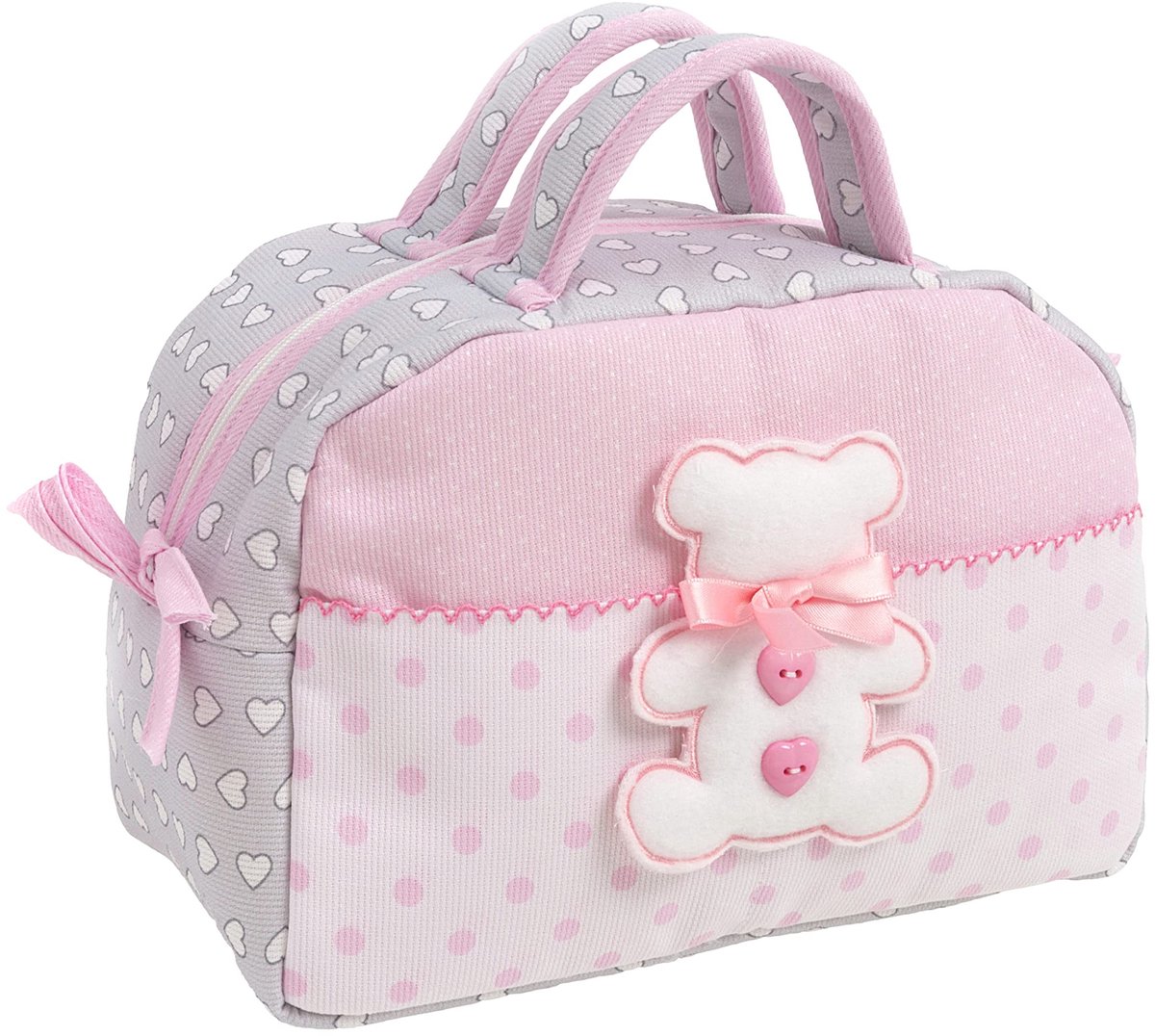 Omgoods - Zachte Cosmetica Tas met Rits, Roze - Ideaal voor Reizen