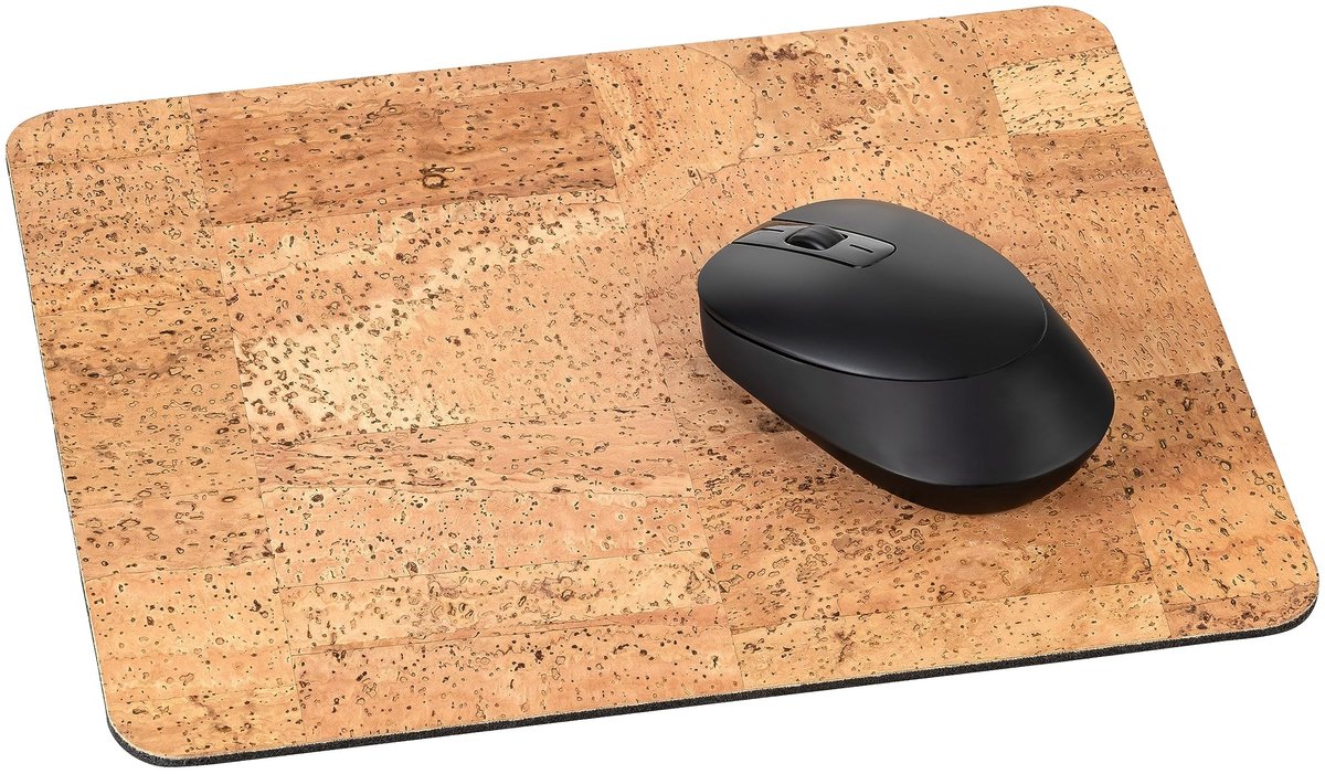 Omgoods - Kurken Muismat - Ergonomische en Duurzame Bureau Ondergrond voor Thuis en Kantoor