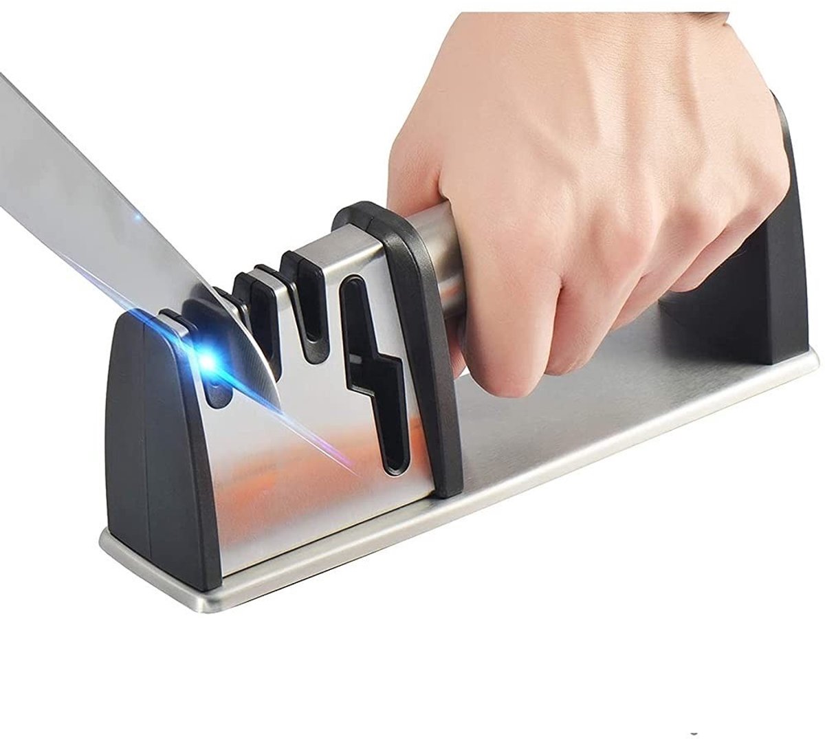 Omgoods - Handmatige Messenscherper met 4 Stappen