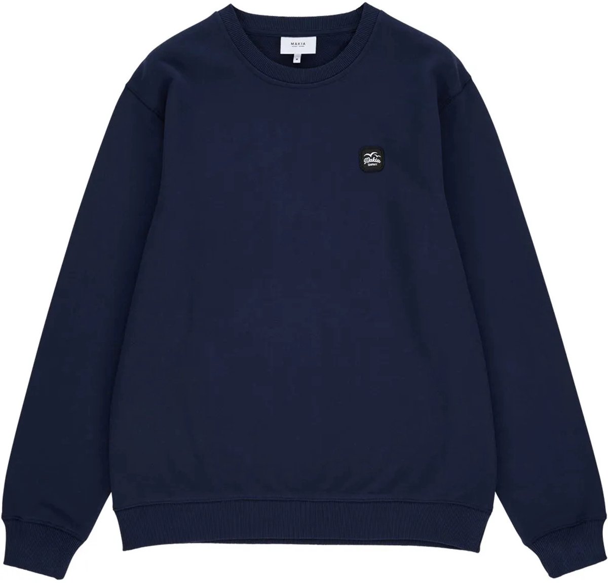 Makia Patch Sweatshirt Blauw L Man