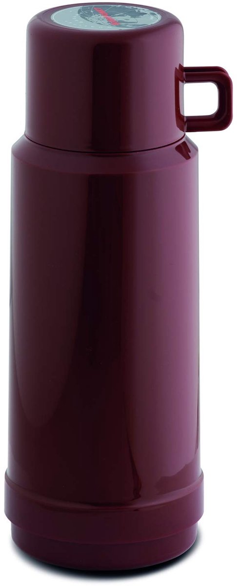 Omgoods - Thermosfles 1L Plastic Bruin