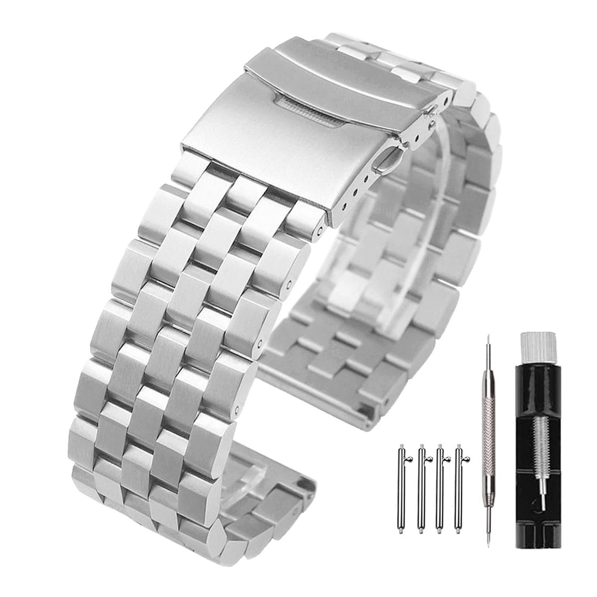 Omgoods - Metalen Horloge Band met Vergrendeling