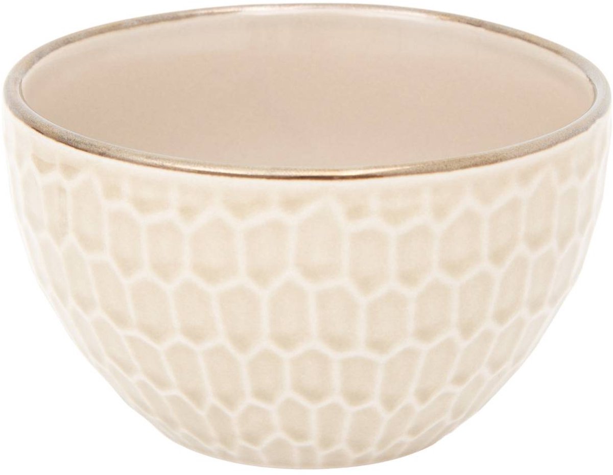 Coupelle à motifs Ella 32cl beige