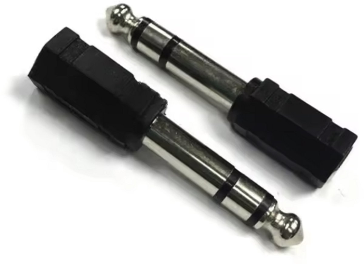 New Age Devi - Jack Verloopstekker 6.3mm Male - Contra 3.5mm Female!