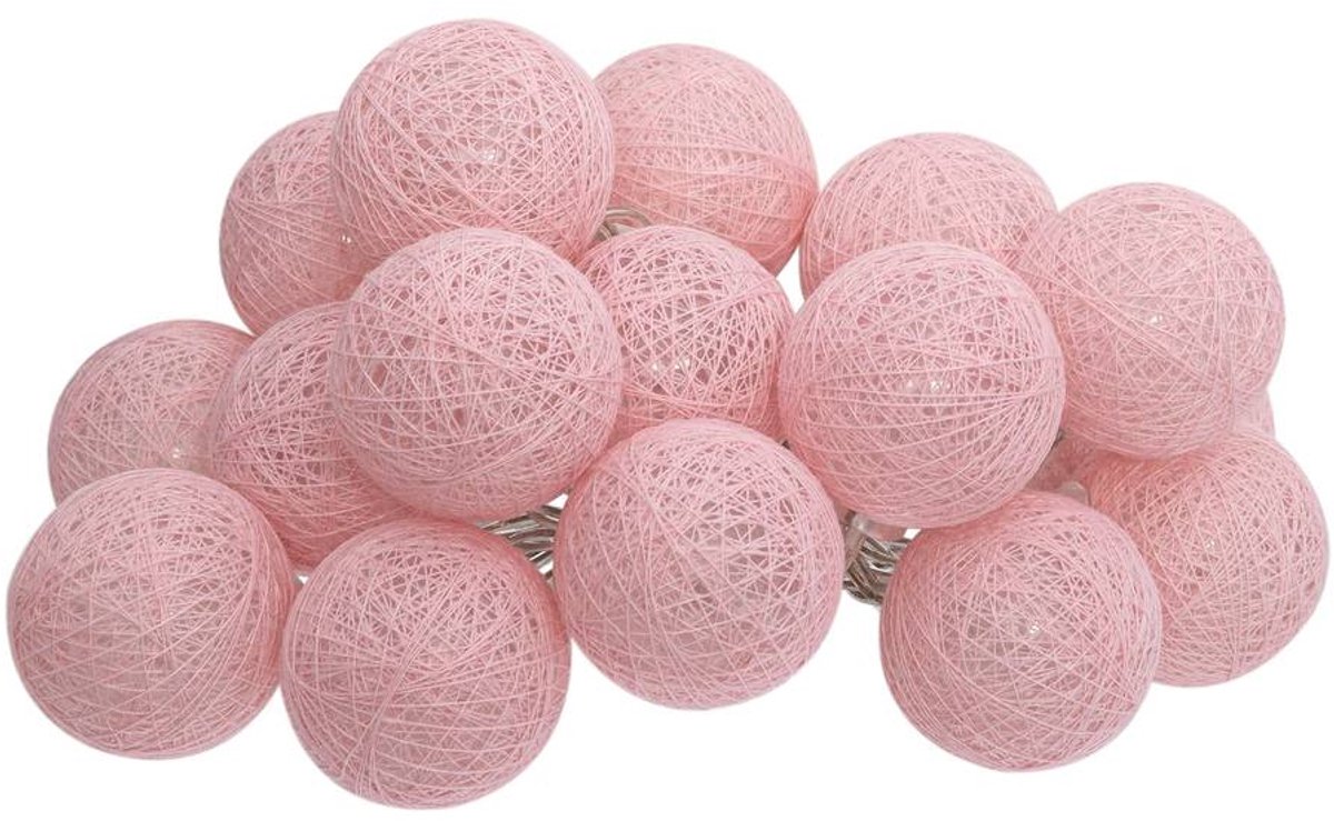 LED-lichtslinger met 16 bolletjes op batterijen TARA