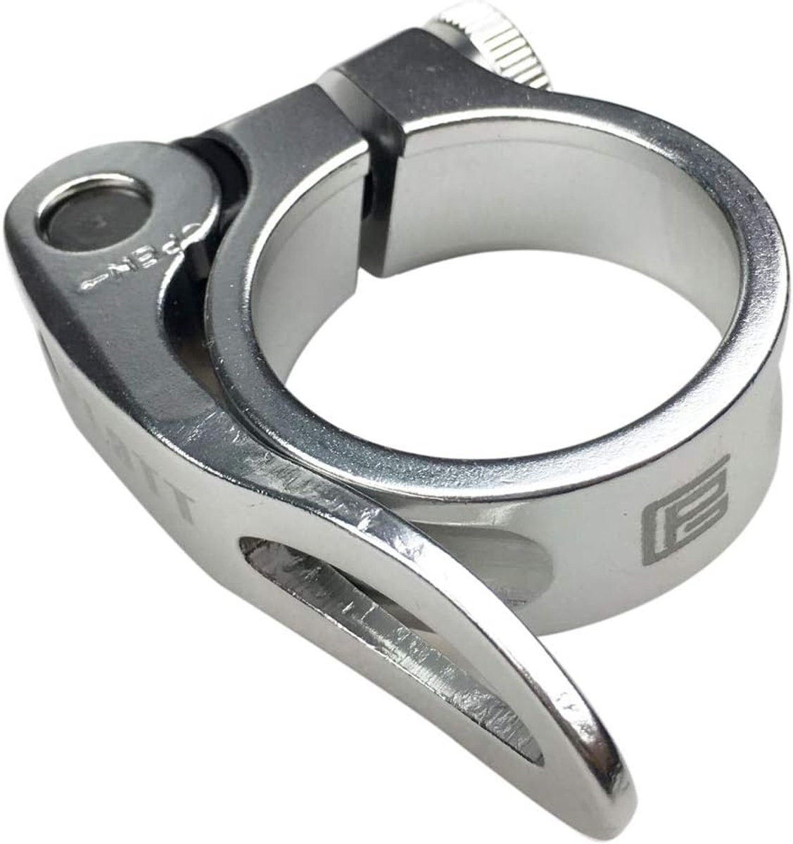 SnelShoppen - Fiets zadelklem met snelle release - Aluminium zadelklem 28.6/31.8/34.9mm - Lichtgewicht en duurzaam - Zilver