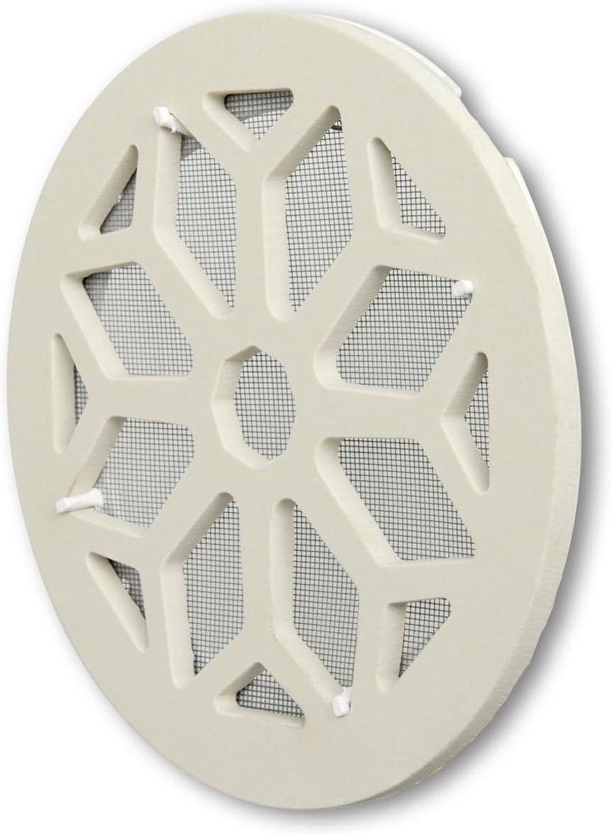 Ventilatie Rooster - Afdekrooster - Ventilatie Afdekken - Vorstbestendige Keramiek - Diameter 200 mm - Wit