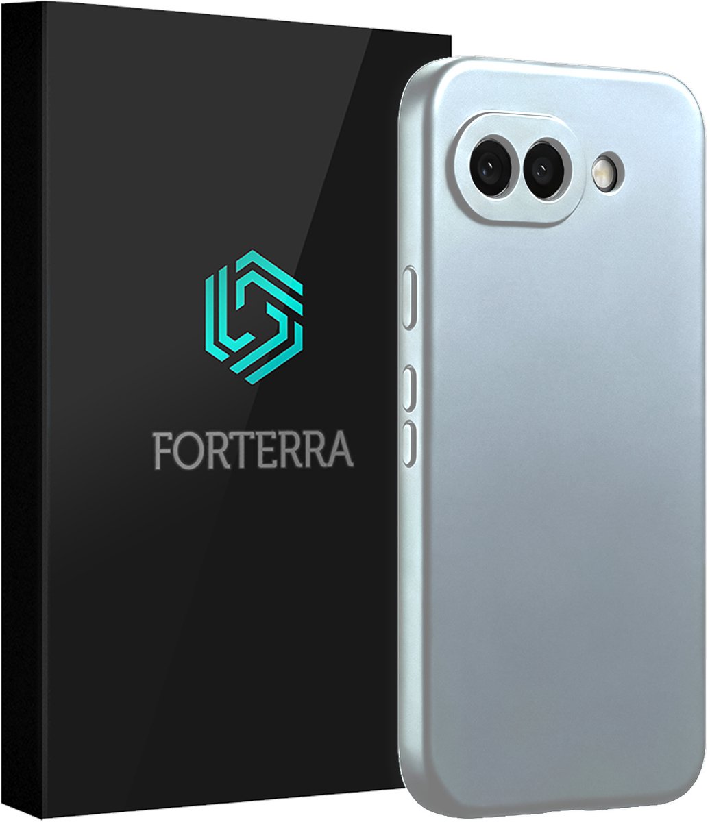 Hoesje Geschikt voor Google Pixel 10a - Sterk & Shockproof - Siliconen Case - Hoes Cover - Lichtblauw