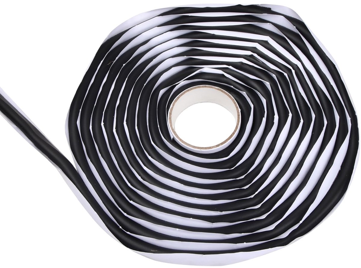 Omgoods - Butylrond Cord Zwart - Zelfklevende Waterproof Reparatie Tape voor Auto en Truck