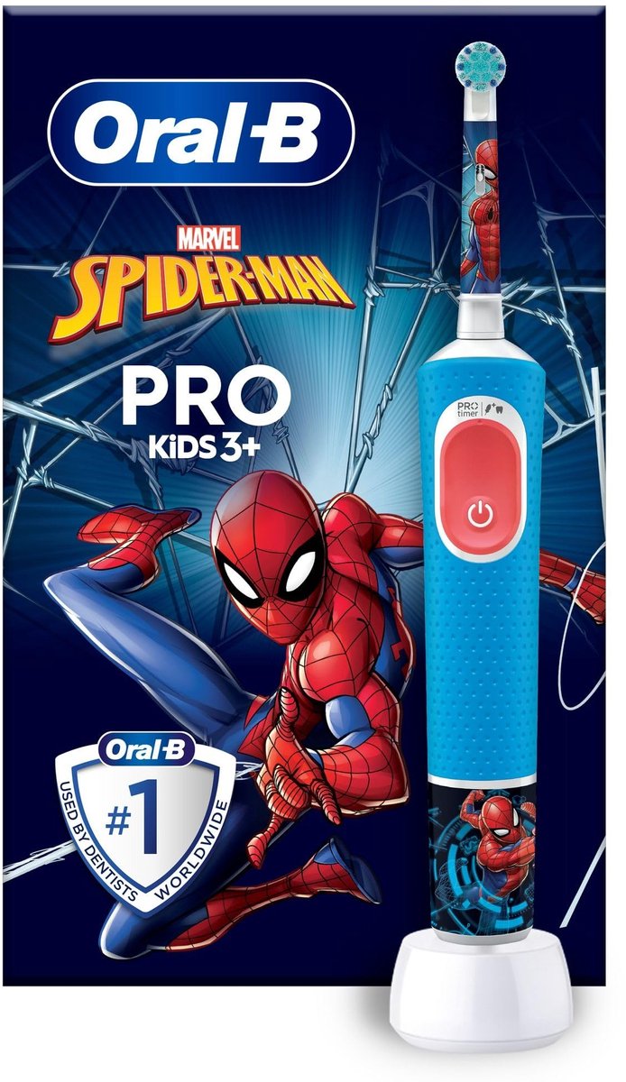 Omgoods - Elektrische Tandenborstel voor Kinderen met Spider-Man Design