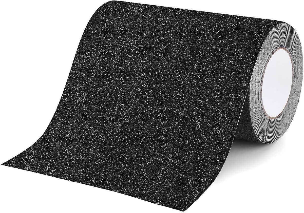 Omgoods - Antislip Plakband 20 x 10 m, Zwart, Voor Trap en Vloeren
