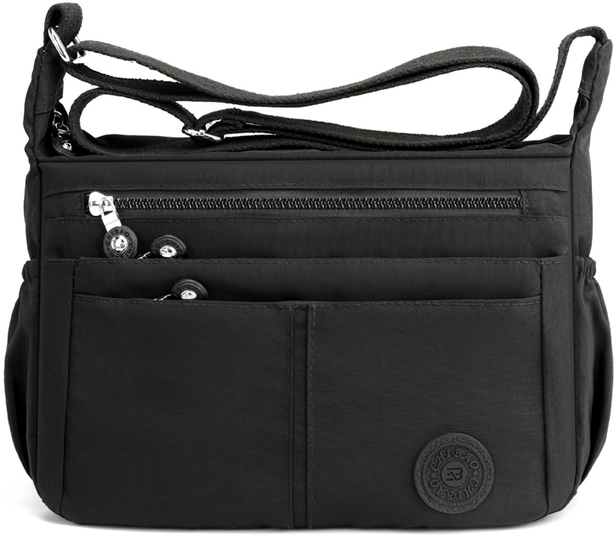 Omgoods - Dames Schoudertas met Meerdere Vakken en Waterdicht Nylon