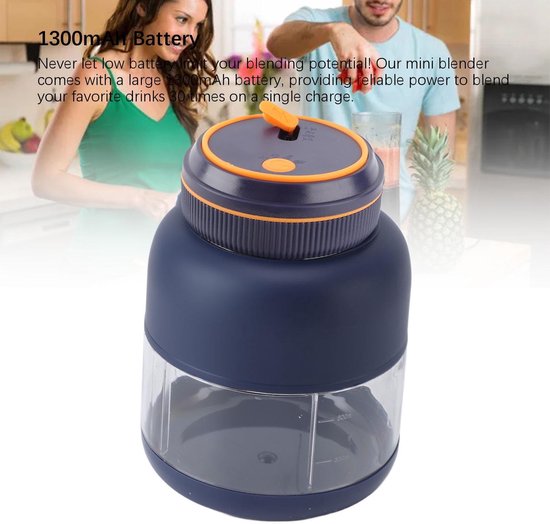 Omgoods - Draadloze Mini Blender 800ml voor Smoothies en Sap — afbeelding 5