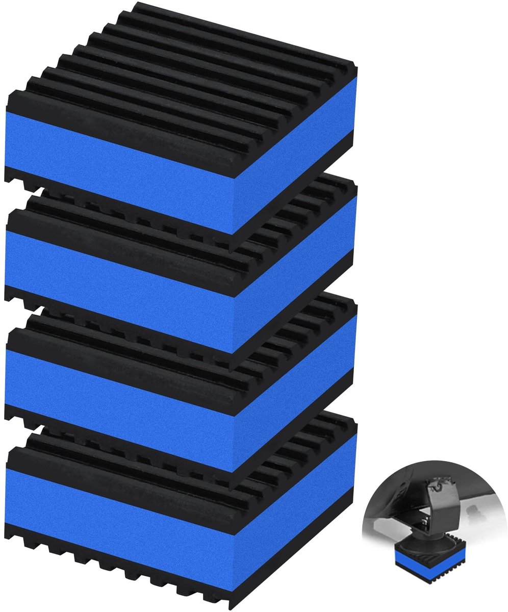 Omgoods - Anti-vibratie Pads van Rubber voor Geluidsisolatie (Set van 4)
