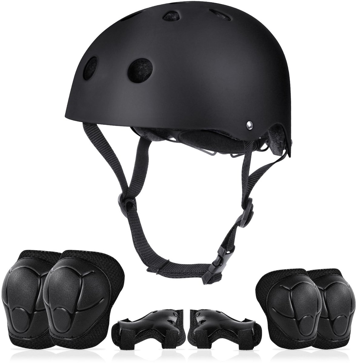 Omgoods - 6 in 1 Beschermende Gear Set voor Kinderen, Knie- en Elleboogbeschermers