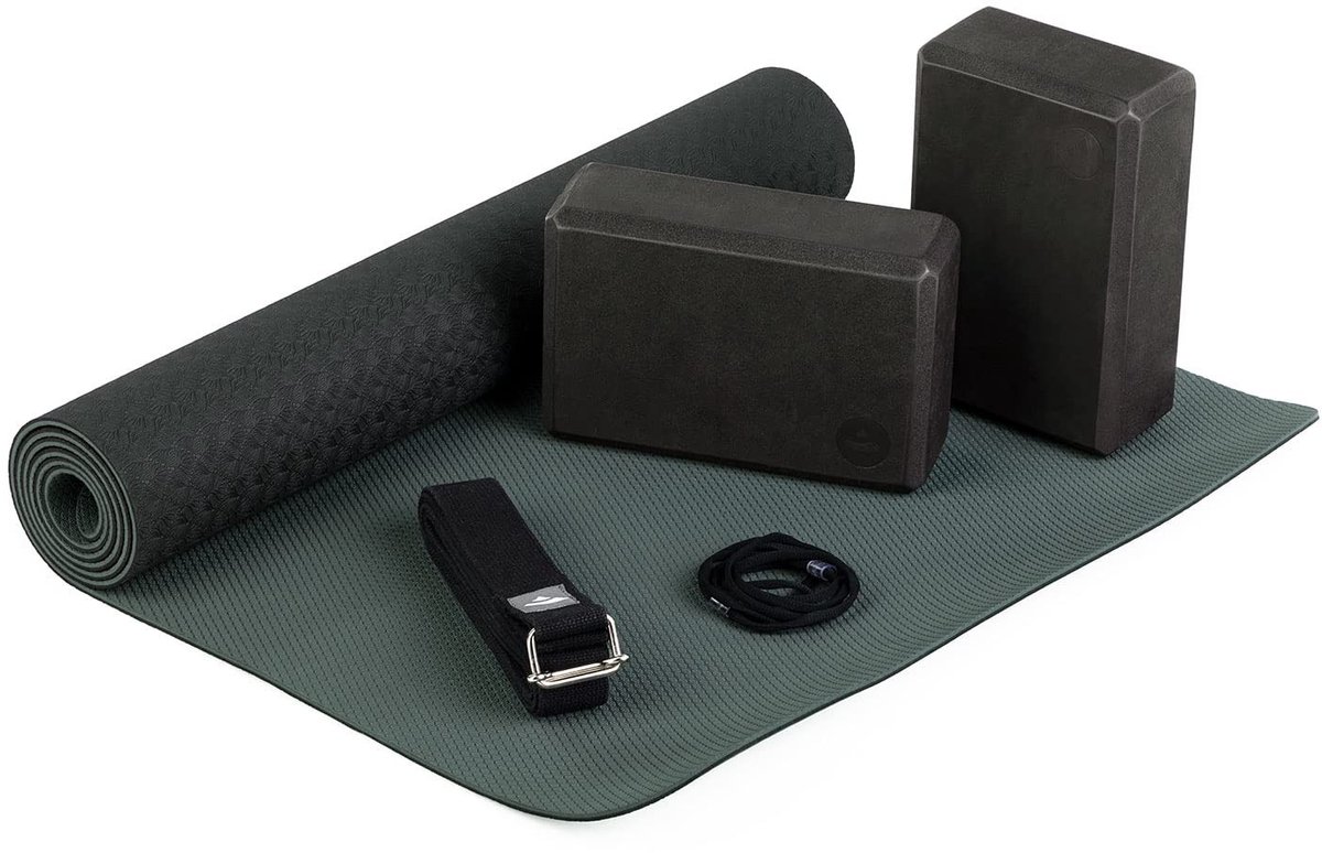 Omgoods - Yoga Starterset met Mat, Blokken en Band