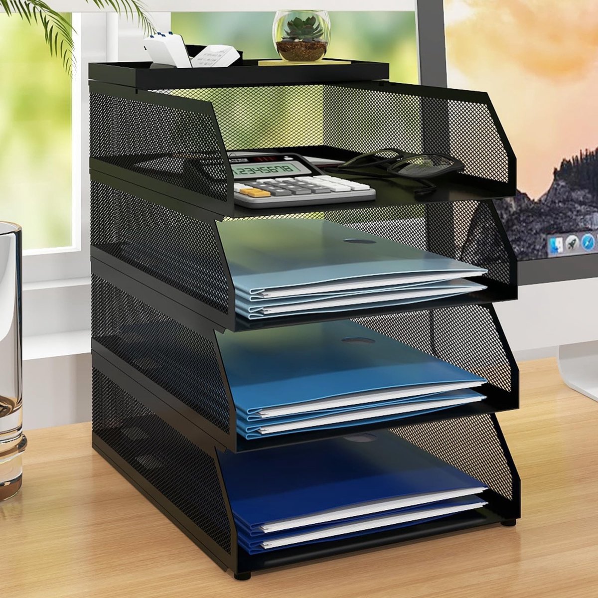 Omgoods - Multifunctionele 4-laags Documenten Organizer