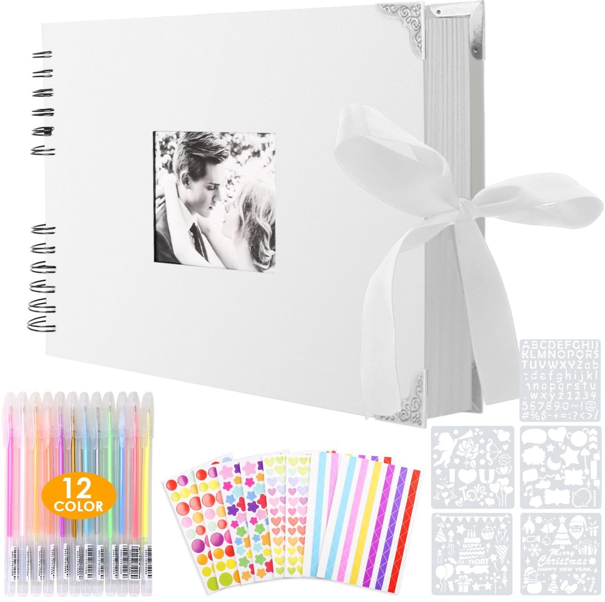 Omgoods - DIY Fotoalbum voor Herinneringen met 80 Pagina's