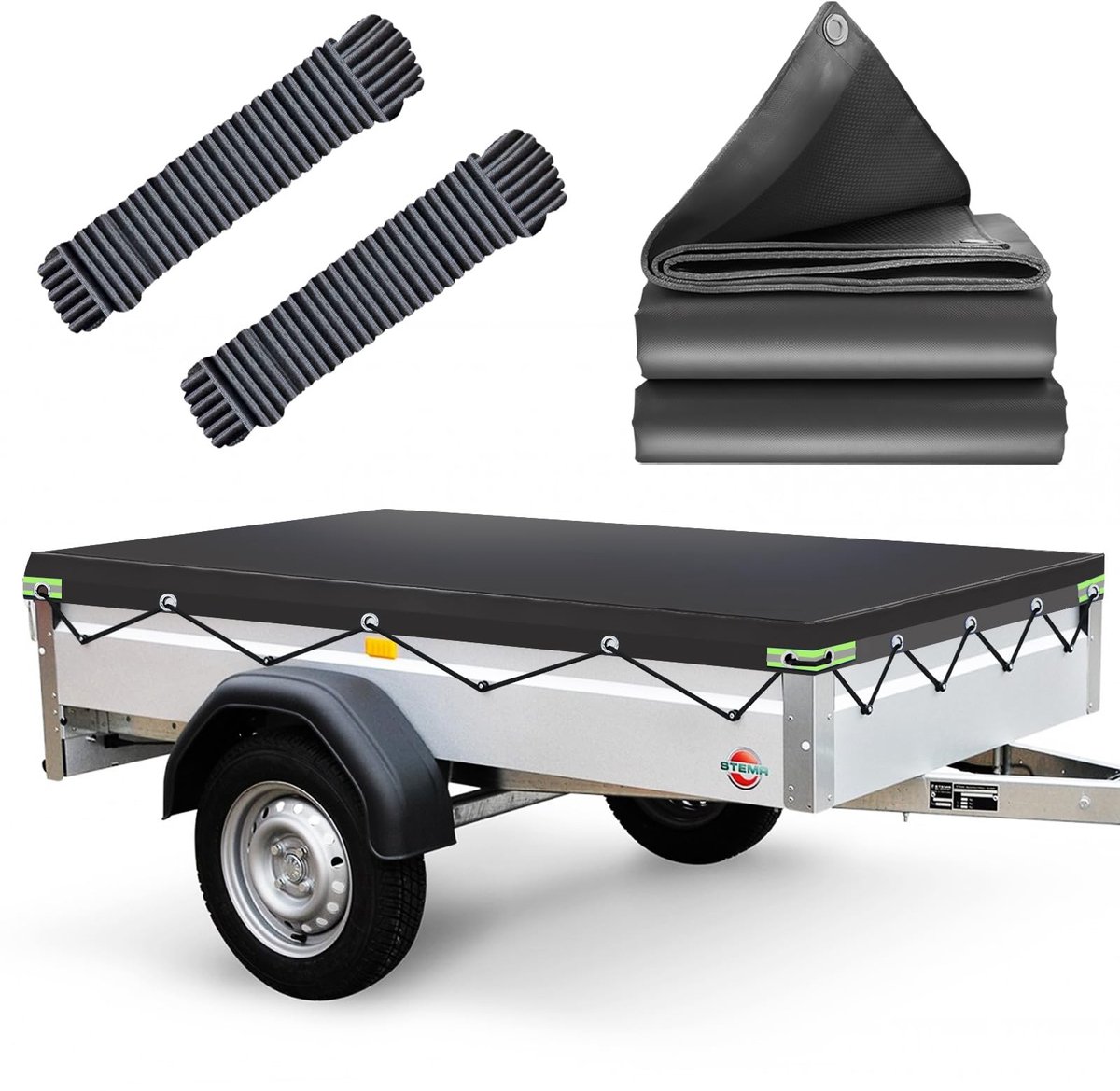 Omgoods - Waterdichte Trailerzeil 208 x 114 cm