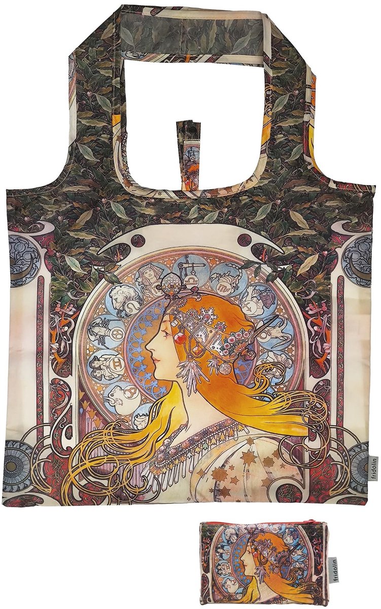 Omgoods - Eco Vriendelijke 2-in-1 Draagtas met Kunst Motieven