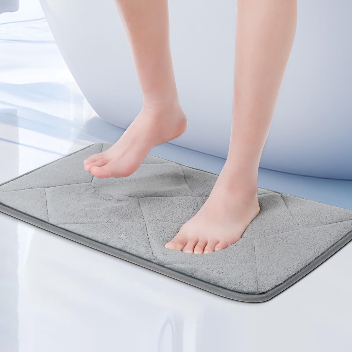 Omgoods - Absorberende Memory Foam Badmat 80 x 50 cm
