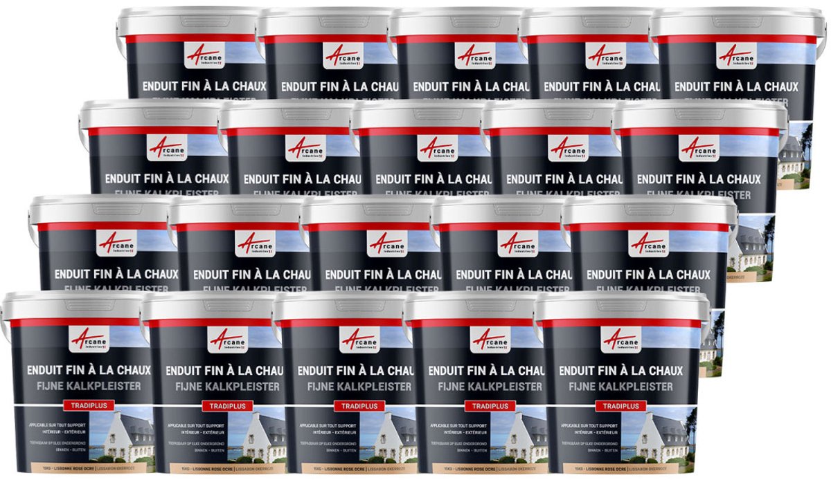 Fijne kalkpleister voor binnen- en buitendecoratie - TRADIPLUS