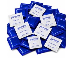 JOYDIVISION Premium condooms MIX - 100 stuks - Naturel, Geribbeld, Strong & Super Thin, 53mm, dermatologisch getest, natuurlijke stimulatie, veilig & comfortabel