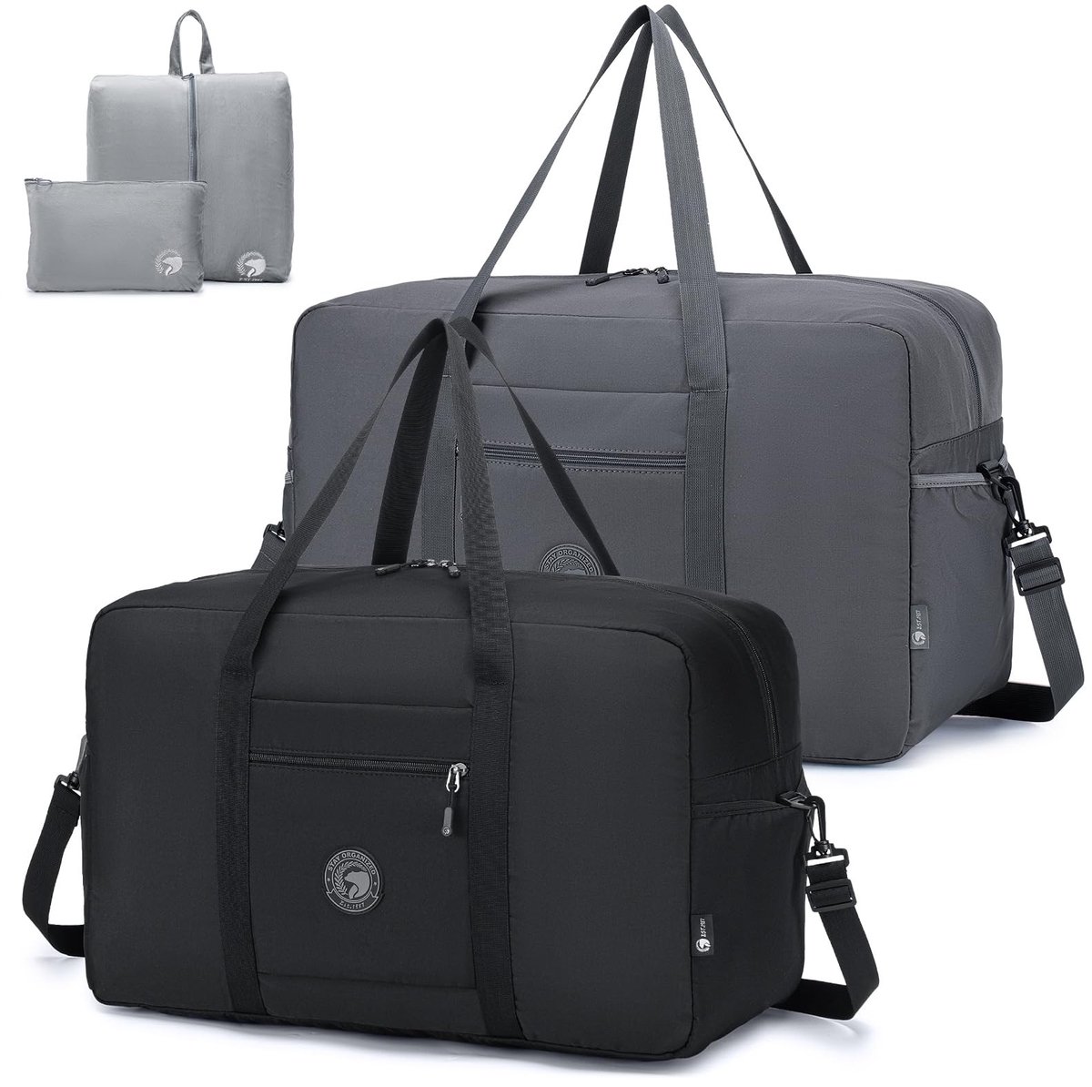 Omgoods - Grote Reisbagage met Waterafstotend Nylon en Toilettassen