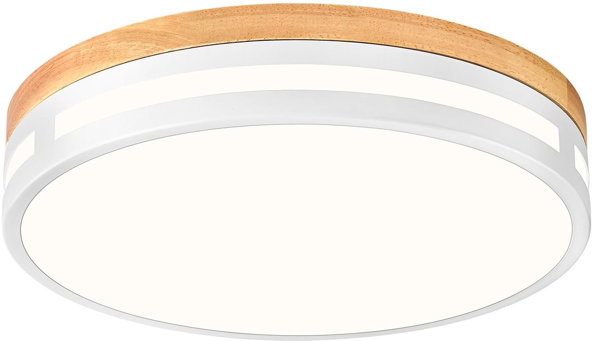 Omgoods - Moderne Houten Plafondlamp met Witte LED