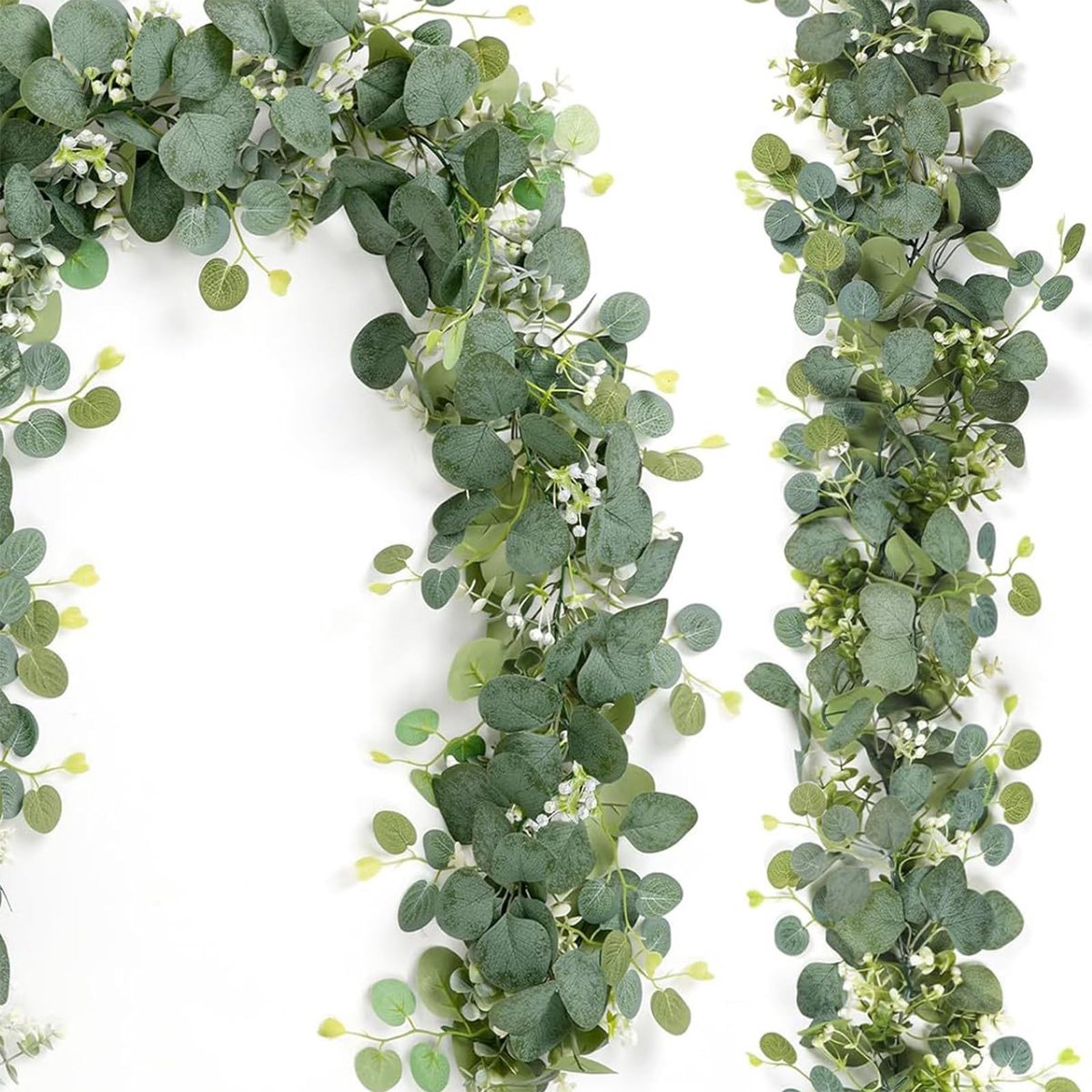 Omgoods - 2 Stuks Kunst Eucalyptus Slingers voor Decoratie