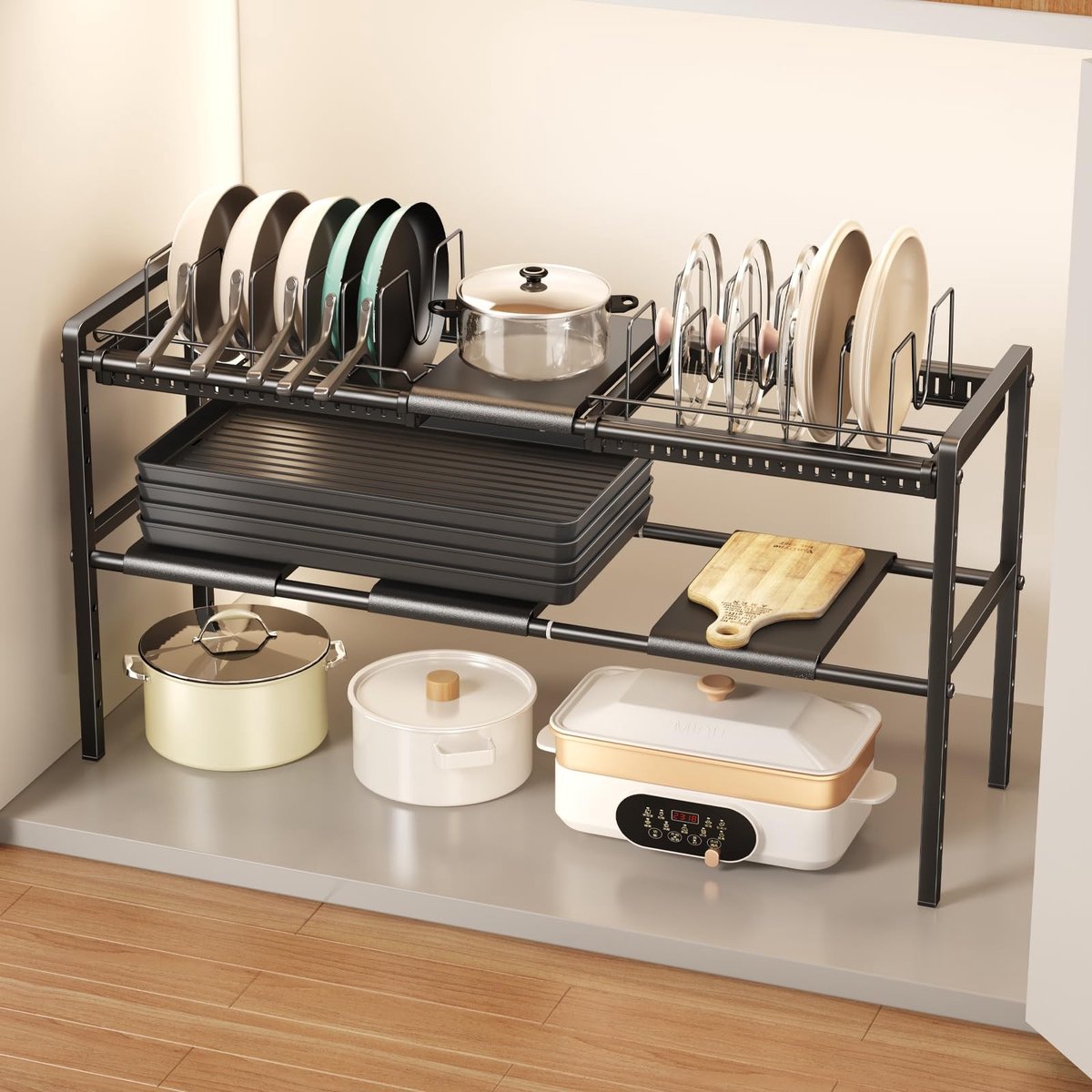 Omgoods - Uittrekbare Kookgerei Organizer voor Keuken