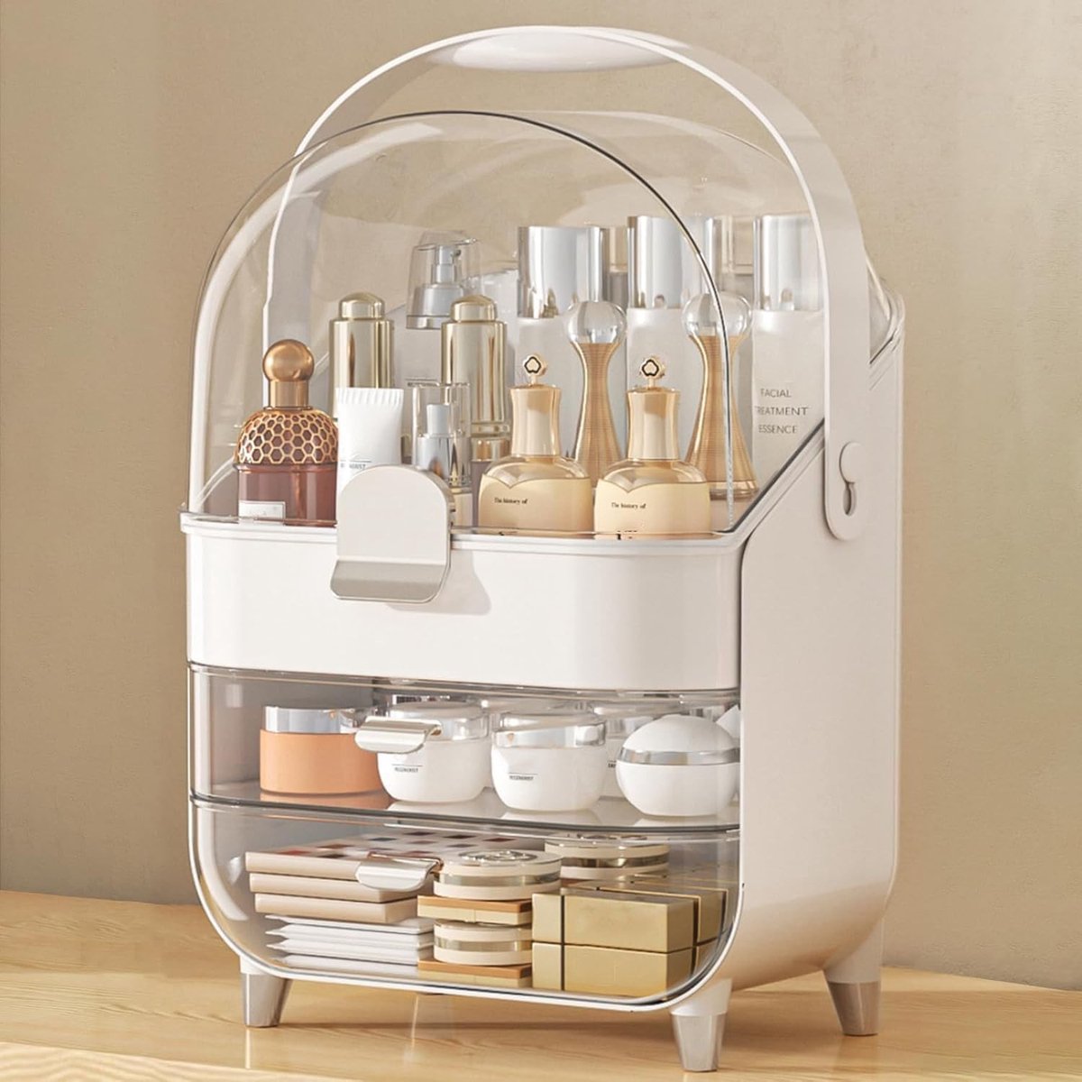 Omgoods - Makeup Organizer en Skin Care Organizer - Waterdichte Cosmetica Houder voor Badkamer