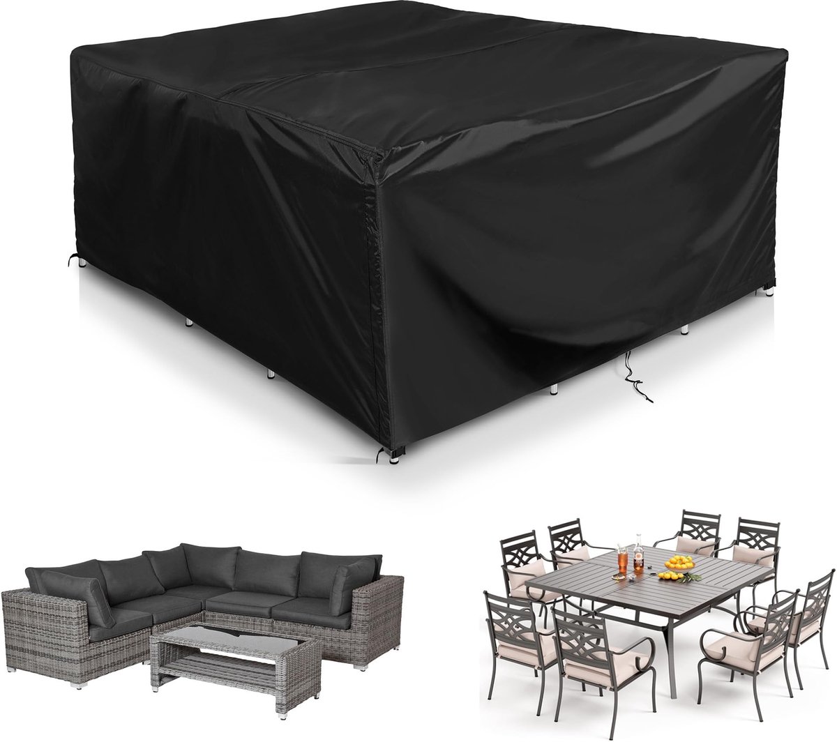 Omgoods - Waterdichte Tuinmeubelhoes 200 x 200 x 75 cm